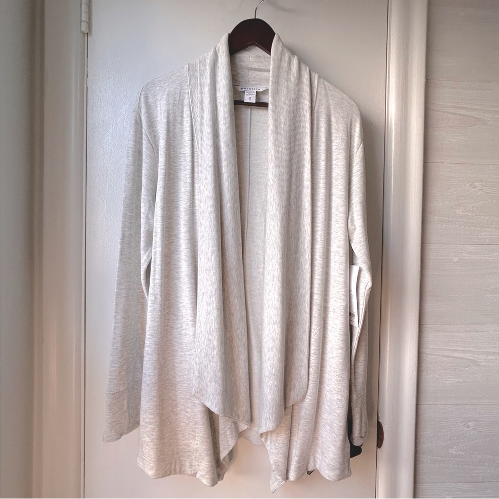 Nwt ATHLETA Pranayama ll Wrap Cardigan Grey